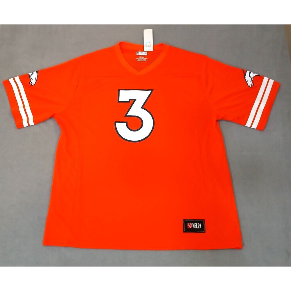 NFL Sportswear Russel Wilson Football Jersey #3 Youth XL Orange Denver Broncos